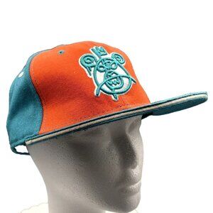 Mishka NYC New Era Orange and Teal Block Fitted Hat
